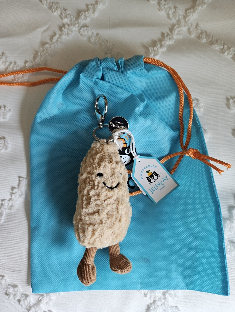 Jellycat Amuseables Peanut Bag Charm